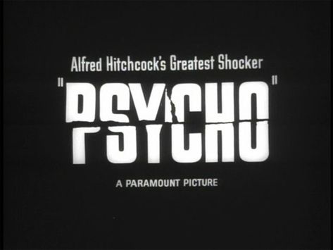 Hitchcock Movie Title Design Typography, Thriller Typography, Cricket Typography, Film Typography, Portfolio Typography, Alfred Hitchcock Movies, Hitchcock Film, Film Credits, Best Titles