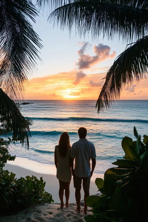 Relax in a beachfront villa in the Seychelles. Enjoy pristine beaches, crystal-clear waters, and romantic sunsets with your loved one. 🏖🌅🌴 #SeychellesRomance #TropicalEscape #BeachfrontLuxury Beachfront Villa, Couple Travel, Romantic Sunset, Tropical Escape, Crystal Clear Water, Travel Couple, Seychelles, Crystal Clear, Vision Board