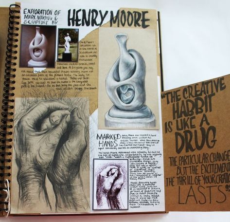 artist research page Research Sketchbook, Brown Sketchbook, Artist Research Page, Kunstjournal Inspiration, Sketchbook Layout, Textiles Sketchbook, Journal D'art, Art Alevel, Gcse Art Sketchbook