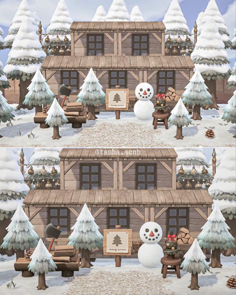 Animal Crossing Winter Island, Acnh Western, Acnh Christmas Island, Acnh Christmas Code, Christmas Acnh, Christmas Animal Crossing, Acnh Winter Island, Winter Acnh, Animal Crossing Winter