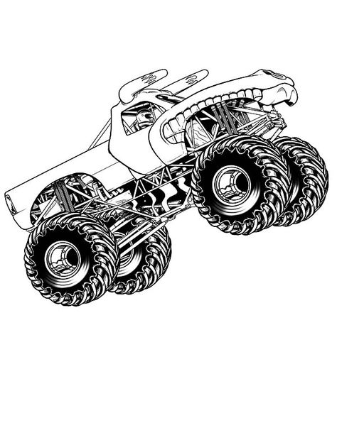 Monster Jam Bigfoot Jumper Coloring Pages : Color Luna Monster Truck Coloring Pages, Rabbit Colors, Kid Coloring Page, Truck Coloring Pages, Christmas Dinnerware, Lifted Chevy Trucks, Cars Coloring Pages, Pokemon Coloring, Disney Colors