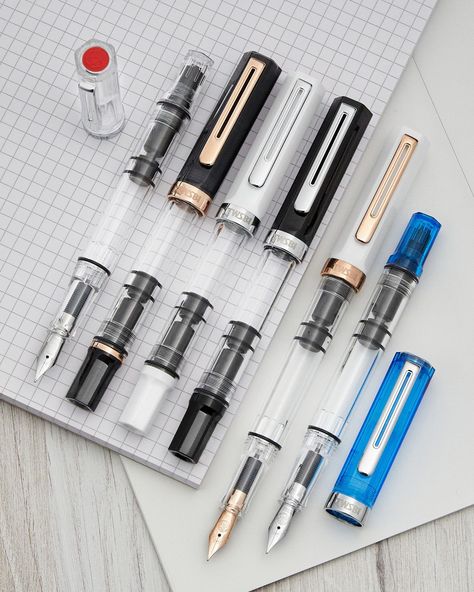 Twsbi Eco, Twsbi Eco Fountain Pen, Aesthetic Pens, Notion Board, Beautiful Fountain Pens, Fountain Pens Writing, Sheaffer Fountain Pen, Modern Fountain, Pelikan Fountain Pen