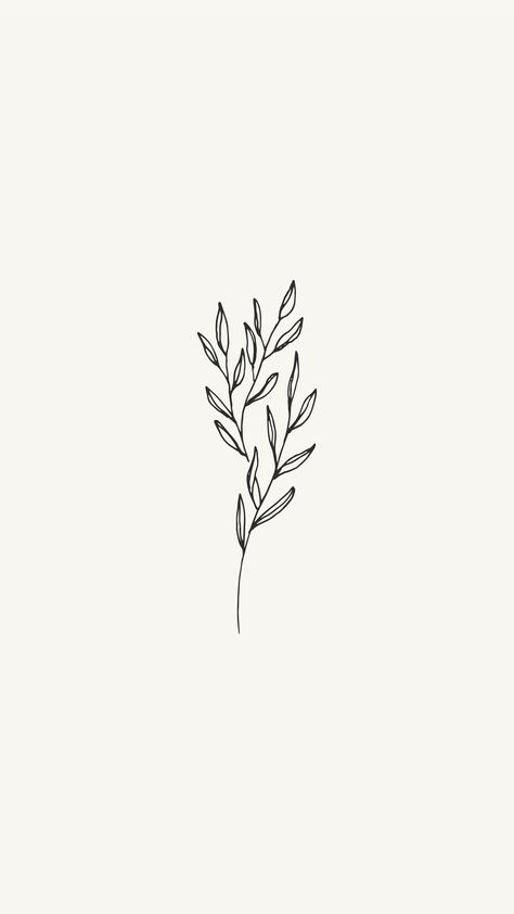 Tattoo studio Life Line Clean Drawing Ideas, Minimal Botanical Illustration, Greenery Line Art, Modern Plant Art, Tattoo Ideas For Plant Lovers, Aesthetic Plant Tattoo, Minimal Plant Drawing, Plants Illustration Simple, Greenery Drawing Simple