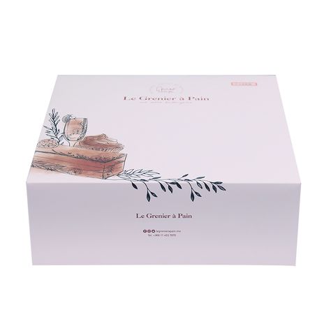 Custom Printing 350g white card Food Grade Cake Boxes Packaging | Cake box supplier, box wholesale, packaging supplier, custom make packaging | Aboxshop.com Luxury Patisserie Packaging, Cake Boxes Packaging, Patisserie Shop, Bakery Packaging Design, Rectangle Cake, Box Maker, Luxury Cake, Boxes Packaging, Package Ideas