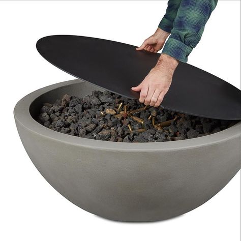 Chicago Rooftop, Propane Tank Cover, Outdoor Fire Table, Round Fire Pit, Concrete Bowl, Fire Pit Bowl, Concrete Fire Pits, Fire Pit Accessories, Fire Pit Cover