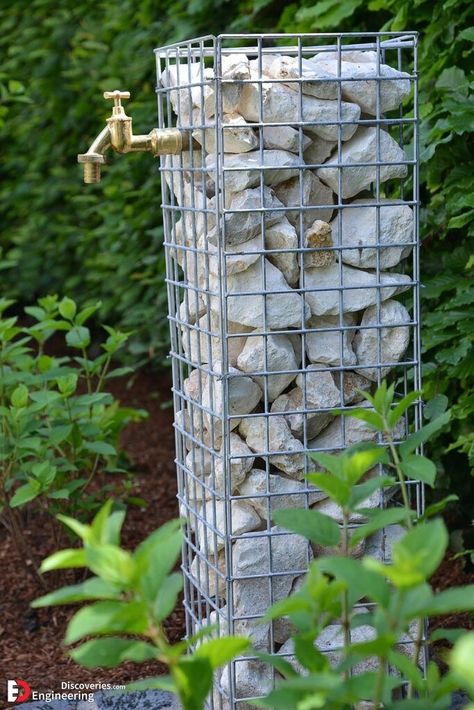 Gabion Ideas, Gabion Baskets, Gabion Wall, Outdoor Gardens Design, Garden Art Projects, Easter Hair, Deck Decorating, Kids Black, Black Braids