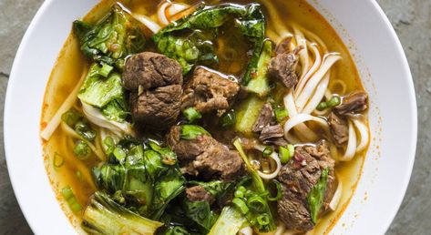 Fragrant Star Anise And Sichuan Peppercorns Add Big Flavor To This Taiwanese Beef Noodle Soup Cooking For Husband, Chipotle Chili Recipe, Sur La Table Recipes, Taiwanese Beef Noodle Soup, No Bake Breakfast, Milk Street Recipes, Taiwanese Recipes, Street Recipes, Warm Soup Recipes