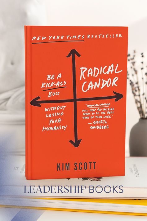 Leadership books for female leaders: radical candor by Kim Scott. Leadership development for wildly ambitious leaders. Kim Scott, Radical Candor, Female Leaders, Leadership Books, Sheryl Sandberg, Women Leaders, Business Books, Leadership Development, Book Review