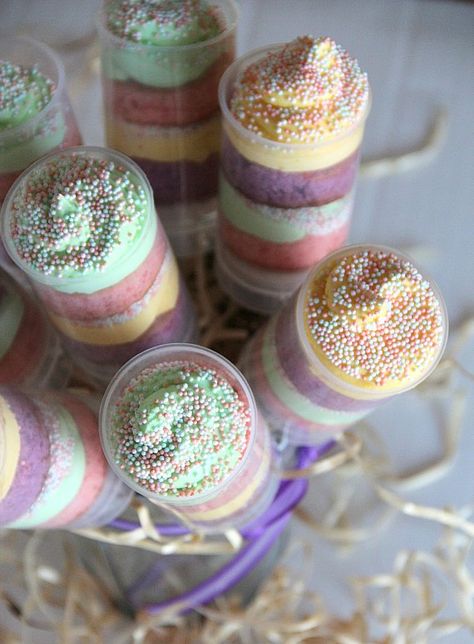 Rainbow Cake Push Pops Rainbow Cake Pops, Pastel Rainbow Cake, Cake Push Pops, Push Up Pops, Up Cake, Pop Cupcakes, Push Pops, Perfect Cake, Rainbow Cake