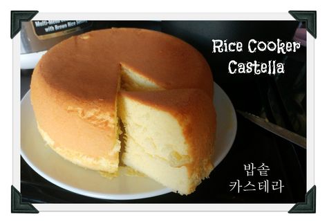 Quick Rice Cooker Castella – Toki Creations Rice Cooker Recipes Dessert, Rice Cooker Cake, Small Rice Cooker, Quick Rice, Cooker Cake, Bake A Cake, Rice Cooker Recipes, How To Cook Rice, Japanese Cooking