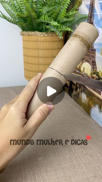 Check more at https://howcandothis.com/diyideas/21926/ Rope Craft Ideas, Rope Projects, Cardboard Crafts Diy, Cardboard Box Crafts, Basket Crafts, Jute Crafts, Diy Crafts For Adults, Rope Crafts Diy, Toilet Paper Roll Crafts