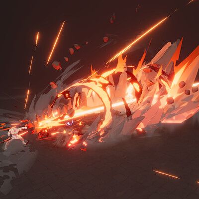 ArtStation - Star Chen Star Powers, Effect Star, Star Effect, Fire Effect, Flat World, Game Effect, Super Powers Art, Power Star, Special Effect