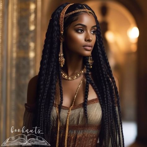 African Princess Aesthetic, Nehemia Throne Of Glass Art, Princess Nehemia, Black Character Inspiration, Earring Background, Nehemia Ytger, Tog Fanart, Throne Of Glass Characters, Throne Of Glass Fanart