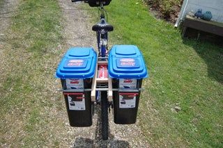 Waterproof Bicycle Pannier Boxes (with Pictures) - Instructables Bicycle Sidecar, Cross Country Bike, Bicycle Panniers, Bike Panniers, Weekend Camping Trip, Go Ride, Cafe Racer Build, Bicycle Rack, Bike Trailer