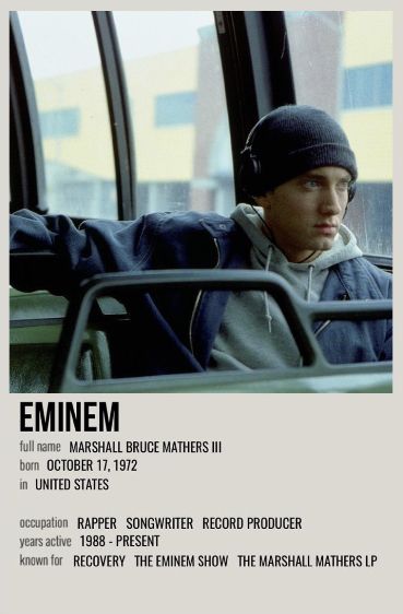 Eminem Handwriting, Eminem Polaroid Poster, Eminem Polaroid, Eminem Album Cover, The Marshall Mathers Lp, Eminem Poster, Eminem Songs, The Slim Shady, The Eminem Show