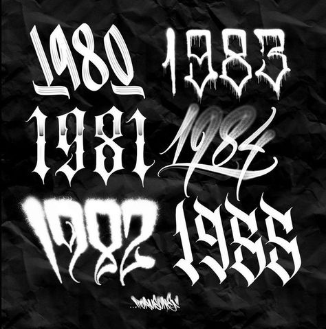 Tattoo Numbers - By Torus1 in 2022 | Lettering alphabet fonts, Graffiti lettering alphabet, Graffiti lettering Alphabet Fonts Graffiti, Lettering Numbers Tattoo, Numeros Tattoo, Lettering Fonts Tattoo, Different Fonts For Tattoos, Tattoo Numbers, Procreate Graffiti, Graffiti Numbers, Chicano Tattoos Lettering