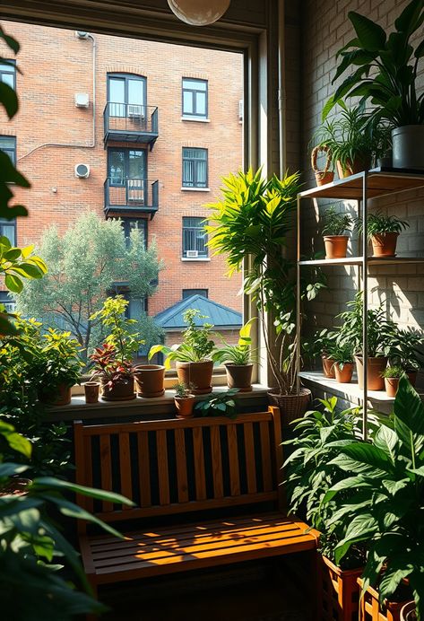 Indoor Apartment Garden, Apartment Garden, Inspirational Images, Indoor Garden, Apartment