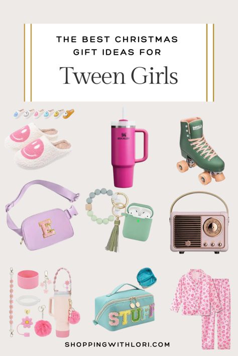 The Best Christmas Gift Ideas for Tween Girls Christmas Gift Ideas For 10 Year Girl, Gift Ideas For Girls 10-12, Girls Christmas Gifts, Aspen Rae, Chistmas Gift, Girly Christmas Gifts, Girly Christmas, Girls Gift Guide, Cute Christmas Gifts