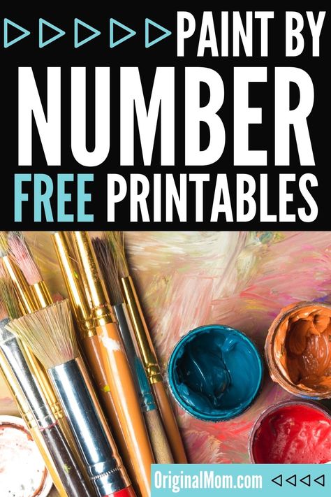 Paint by number for adults. Choose from 5 different paint by number templates for adult crafting fun. Make Your Own Paint By Number, Easy Paint By Number Printable Free, How To Paint By Numbers, Canvas Painting Templates, Easy Paint By Number, Paint By Number Free Printable, Diy Paint By Numbers Free Printable, Paint By Number Printable Templates Easy, Paint By Number Printable Templates Free