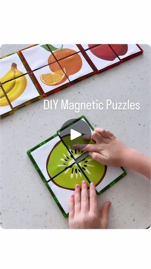 1.4M views · 975 reactions | I’ve received many requests for this printable, as we have done this DIY Magnetic Puzzles a long time ago. 

🔗Comment “PUZZLE” for a direct link to these printables. 

We made use of our forever favorite @magnatiles ! 
If you want to order MAGNA-TILES: 
❣️ You can make use of code ROZANNE15 for 15% off your order! 

#learningthroughplay #magnatiles #playhack  #kidsactivities #playideas  #kidsactivityideas #funforkids #activityforkids #actividades #actividadesparaniños  #preschool #diyplayideas #momhack #earlylearning #freeprintable | Bright Little Brains | Parov Stelar · Catgroove Magna Tiles Printables, Magnatile Ideas, How To Make Magnets, Magna Tiles, Board Games Diy, Toddler Class, Play Hacks, Diy Puzzles, Prek Math