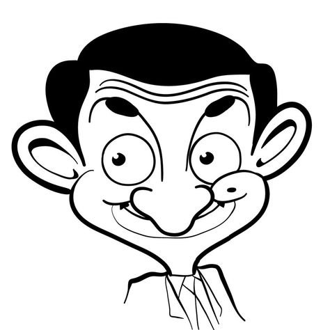 Follow the simple 17 steps to learn how to draw cartoon Mr Bean from Mr Bean Cartoon World animated series. Mr Bean Drawing, Bean Drawing, Bean Cartoon, Mr Bean Cartoon, Mr Bean Funny, Iconic Cartoon, Old Cartoon Characters, Interesting Drawings, Caricature Sketch