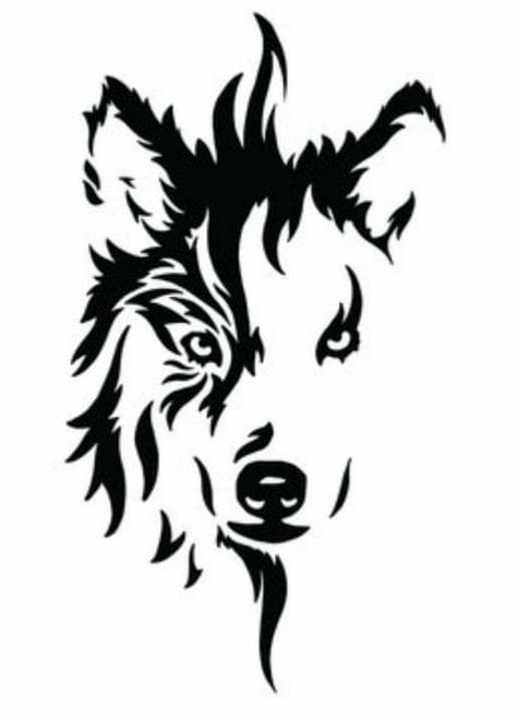 Wolf Face Drawing, Wolf Logo Design, Atrapasueños Tattoo, Wolf Stencil, Eminem Drawing, Unique Animal Tattoos, Wolf Tattoos Men, Wolf Silhouette, Wolf Tattoo Design