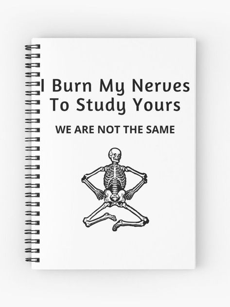 Cute & funny Spiral Notebook to commemorate your journey in the medical field and as a nurse, doctor or medicine student. Be proud of what you do every day and show it off with Medicine Spiral Notebook! Savage Answers, Science Hacks, Nursing Student Quotes, Creative Doodles, 12 Photo Collage, We Are Not The Same, Medical Projects, Student Diary, Project Cover Page