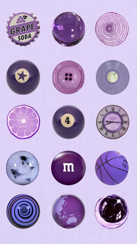 Collage Purple Wallpaper, Wallpaper Iphone Instagram, Wallpaper Snapchat, Ig Icons Highlights Aesthetic, Circle Collage, Jelly Wallpaper, Snapchat Stickers, Purple Highlights, Tumblr Love