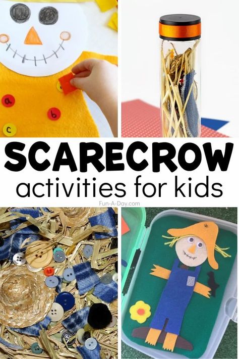 Scarecrow Science Activities Preschool, Scarecrow Eyfs Activities, Scarecrow Crafts Preschool Art Projects, Scarecrow Sensory Activities, The Little Scarecrow Boy Activities, Scarecrow Activity Preschool, Scarecrow Learning Activities, Scarecrow Science Preschool, Scarecrow Theme Preschool Activities