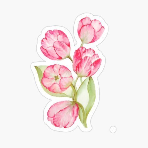 Tulips Pattern, Tiny Stickers, Spring Stickers, Home Lock Screen, Stickers Journal, Happy Stickers, Flower Stickers, Calendar Planner, Spring Tulips