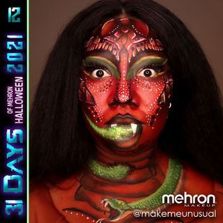 Mehron Makeup (@mehronmakeup) • Instagram photos and videos White Vibe, Red Makeup Looks, Makeup Stick, The Fairest Of Them All, Vampire Makeup, Charmed Characters, Mehron Makeup, Rave Makeup, Magical Makeup