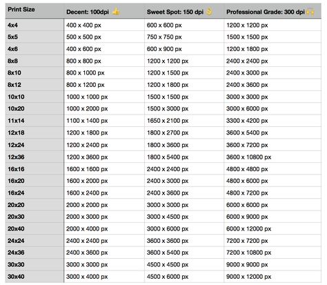 How Big Can I Print A Photo | Social Print Studio Photo Print Sizes Chart, Photo Sizes Print, Beginner Photography Camera, Printing Photos, Photoshop Lessons, Dogwood Blooms, Beginner Photography, Procreate Tips, Photography Things