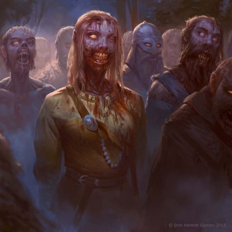 devin platts | Paintable.cc 25 Spooky Halloween Digital Paintings to Give You Nightmares! #digitalpainting #digitalart #halloween Zombie Concept, Zombie Artwork, Zombie Horde, Zombicide Black Plague, Arte Zombie, Zombie Army, Zombie Monster, Apocalypse Art, Zombie Art