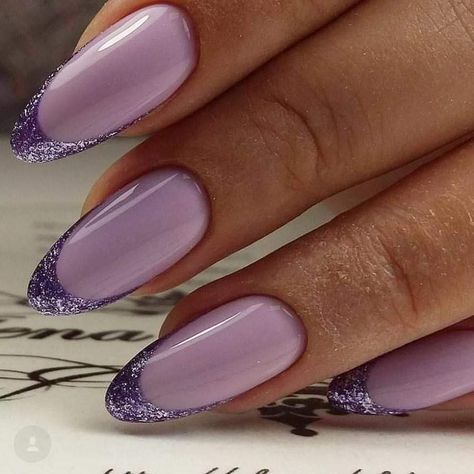 Purple Nail Art Designs, Shellac Nail Designs, Purple Manicure, Purple Nail Art, Purple Nail, Shellac Nails, Fancy Nails, Chic Nails, Purple Nails