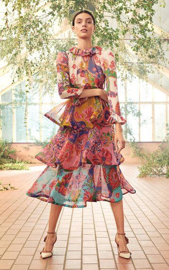 Zimmermann Trunkshow | Moda Operandi Zimmermann Resort, Silk Midi Dress, Fashion 2020, Looks Style, Large Fashion, Tiered Dress, Cotton Silk, Runway Fashion, Fashion Collection