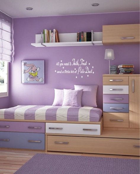 How To Choose The Right Colors For The Kids' Rooms Girls Room Diy, Small Room Design Bedroom, Cool Kids Bedrooms, Study Room Decor, Girl Bedroom Designs, Small Room Design, Trendy Bedroom, Room Design Bedroom, Room Makeover Bedroom