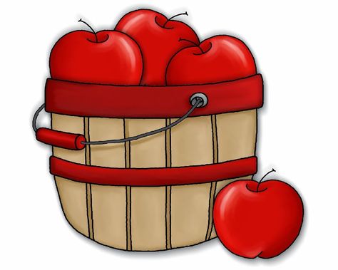 Cute Apple Basket Clipart | Clipart Panda - Free Clipart Images September Clipart Free, September Clipart, Apple Clipart, Fall Clipart, Apple Picking Coloring Pages, Basket Of Apples, Apple Tree Clipart Free Printable, Basket Of Apples Clipart, Apple Theme Classroom