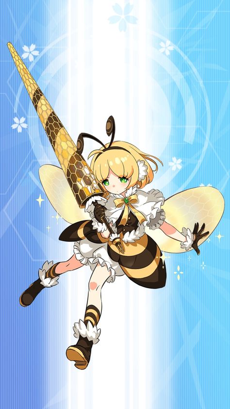 Bee Outfit Drawing, Bee Woman Art, Bee Girl Character Design, Bee Oc Drawing, Bee Fursona, Bee Oc, Bee Fairy, Queen Bees Art, Female Monster