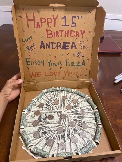 Pizza Money Box Ideas, Money Pizza Box Gift Ideas, Pizza Dough Money Gift, Money Pizza Box Gift Birthday, Pizza Box Money Gift, Birthday Pizza, Post Prom, Funny Gaming Memes, Funny Gaming