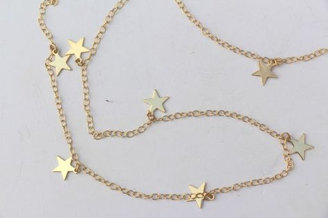 Check out this item in my Etsy shop https://www.etsy.com/listing/662720759/gold-stars-necklace-golden-star-charms Celestial Inspiration, Dainty Women, Minimalist Necklaces, Necklaces Dainty, Dainty Accessories, Star Choker, Lily Necklace, Stars Gold, Stars Necklace