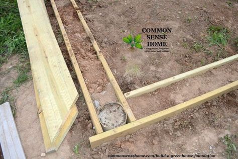 Learn how to build a secure greenhouse foundation that will stand up to high winds and frost. Step by step instructions and easy to follow building tips. Log Cabin Playhouse, Cabin Playhouse, Diy Garden Shed, Playhouse Diy, How To Build A Log Cabin, Lean To Greenhouse, Diy Playhouse, Build A Playhouse, Simple Shed