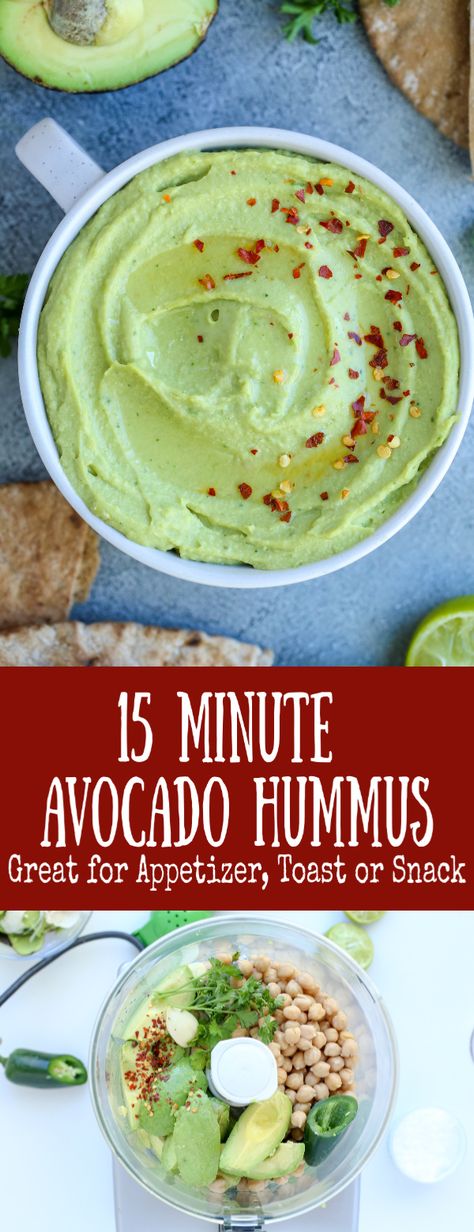 Avocado Hummus Recipe, Avocado Recipes Easy, Avocado Recipe, Avocado Dessert, Avocado Spread, Scones Ingredients, Avocado Hummus, Avocado Dip, Vegan Blueberry