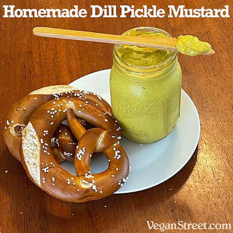 Sandwich Dill Pickle Recipe, Dill Pickle Mustard Recipe, Dill Pickle Hot Sauce Recipe, Mustard Bean Pickles, Dill Mustard Recipe, Dill Pickle Hot Sauce, Sweet Mustard Pickles Recipe, Vegan Dill Pickle Soup, Mustard Pickles With Cauliflower