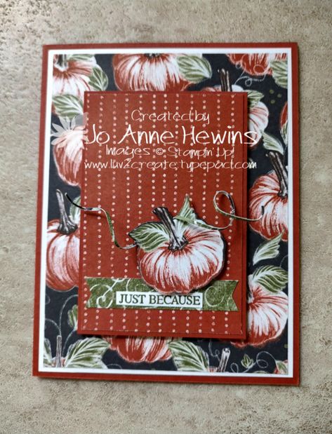 Stampin Up Rustic Harvest Cards, Rustic Harvest Dsp Stampin Up Cards, Rustic Harvest Dsp, Thanksgiving Homemade Cards, Diy Anniversary Card, Autumn Greetings, Deer Stamp, Anniversary Diy, Fall Greeting Cards