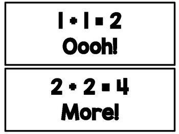 Doubles from zero to ten! Print on colored paper, laminate, cut, and place in a pocket chart for your students to reference all year! Doubles Rap, Rap Posters, Math Doubles, Math Posters, Math Poster, Pocket Chart, Colored Paper, Teacher Store, Educational Resources