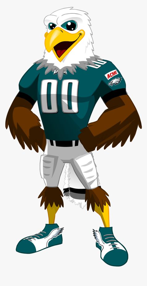 Swoop Eagles Mascot, Philadelphia Eagles Clipart, Philadelphia Eagles Mascot, Philadelphia Eagles Drawing, Eagle Mascot Design, Superbowl Logo, Eagles Mascot, Eagle Cartoon, Mural Inspiration