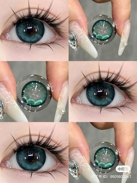 Eye Color Contacts Lenses, Cute Contact Lenses, Cute Eye Contacts, Cool Eye Contacts, Eyes Lenses Color, Douyin Contact Lens, Star Contacts, Cool Contacts, Eye Lens Colour