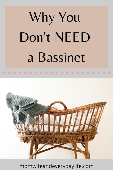 Bassinets are a huge waste of money. They are a short term baby item that is not worth the cost. Find an alternative such as a crib, pack’n’play or safely co-sleeping. New mommas, you do not need a bassinet! Click below to read more about how you can skip registering for this large baby product. Bedside Bassinet Diy, Co Sleeping Bassinet, Basinette In Bedroom, Best Bassinets For Newborns, Diy Bassinet Ideas, Bassinet Diy, Diy Bassinet, Bassinets For Baby, Pack N Play Bassinet