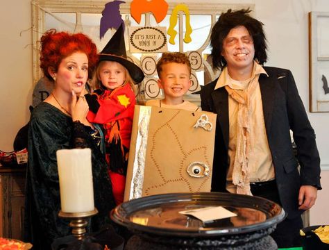 Hocus Pocus Halloween Party | CatchMyParty.com Book From Hocus Pocus, Hocus Pocus Halloween Party, Hocus Pocus Halloween Costumes, Hocus Pocus Decorations, Hocus Pocus Costume, Hocus Pocus Book, Hocus Pocus Spell, Hocus Pocus Spell Book, Hocus Pocus Party