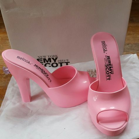 Barbie Heels, Dr Shoes, Barbie Shoes, By Any Means Necessary, Funky Shoes, Shoe Inspo, Aesthetic Shoes, Shoe Closet, Crazy Shoes